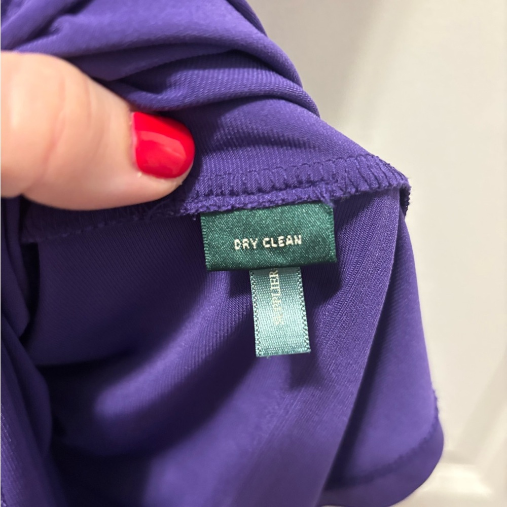 Lauren Ralph Lauren Purple Midi Dress - Picture 5 of 7